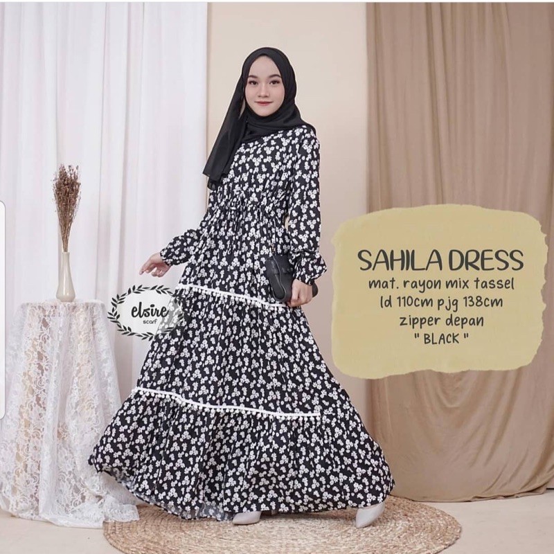 Sahila dress rayon elsire