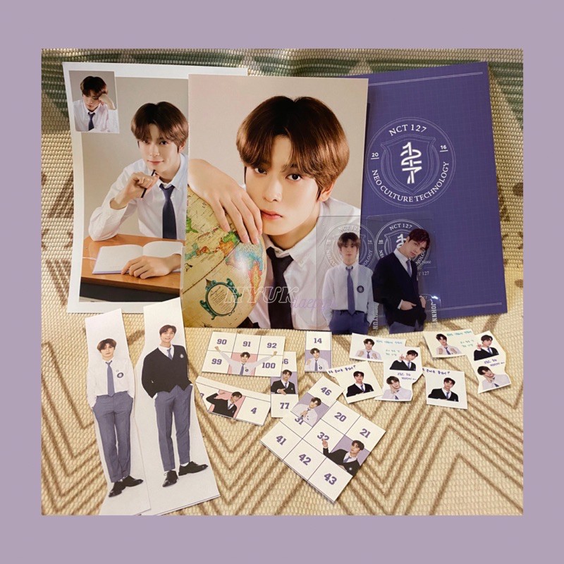 JAEHYUN JOHNNY NCT 127 Back To School Kit B2S clear bookmark sticker