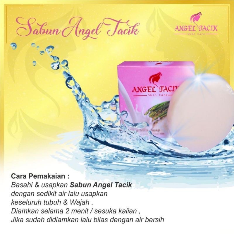 SABUN ANGEL TACIK MILK SOAP 50 gr BPOM