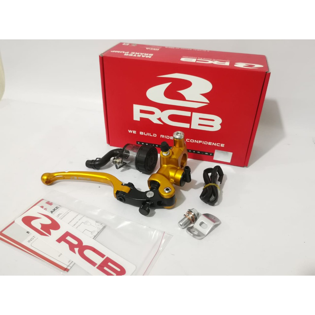 MASTER REM KANAN RCB RACING BOY S1 RADIAL UNIVERSAL GOLD