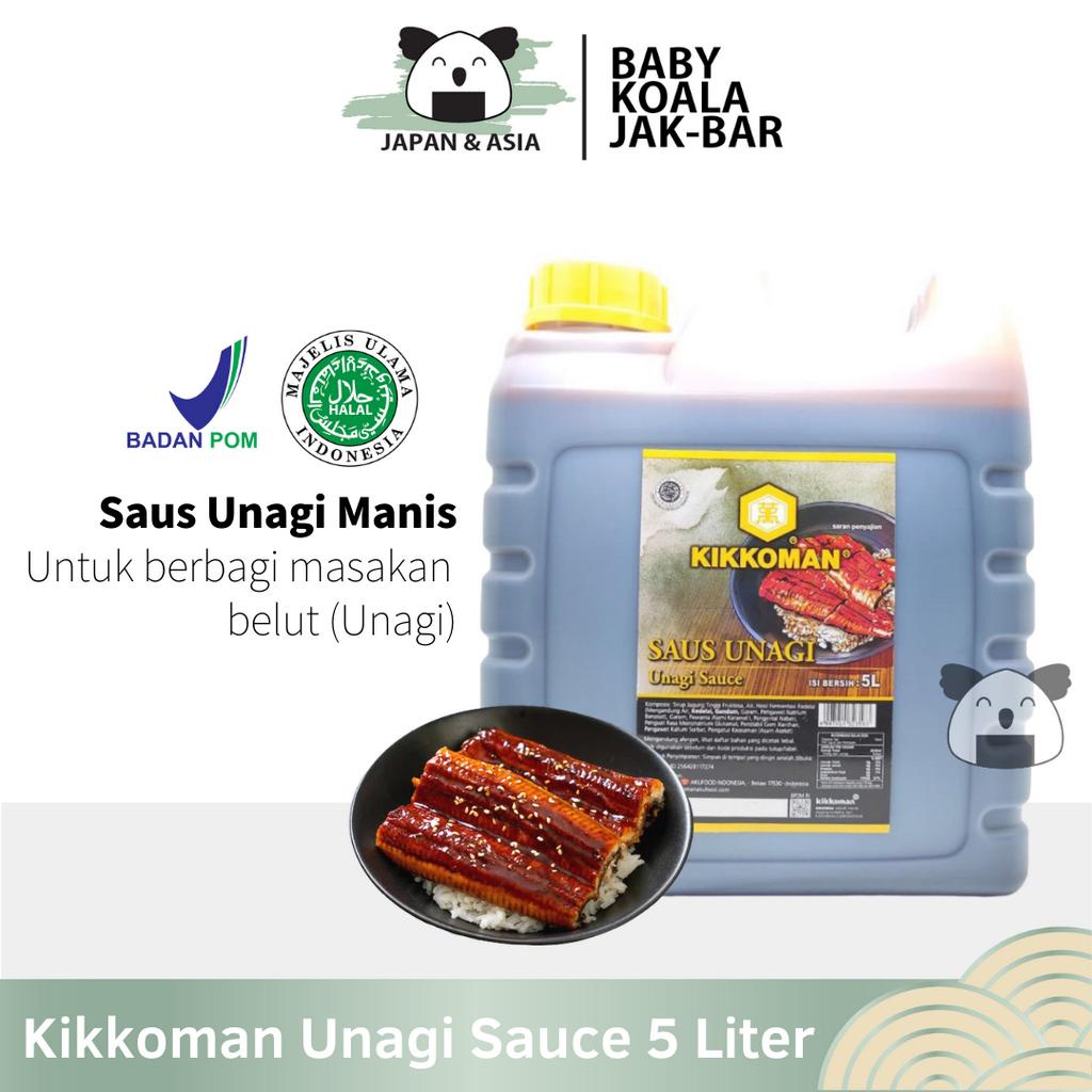 

KIKKOMAN Saos Unagi 5L Halal | Unagi Sauce Halal Jerigen