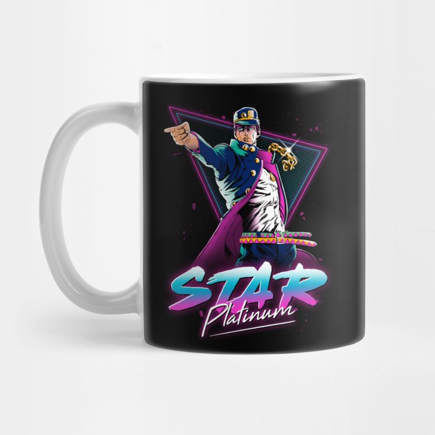 Star Platinum Jojos Bizarre Adventure Coffee Mug