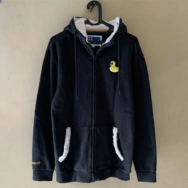 Hoodie zipper sherpa pancoat second