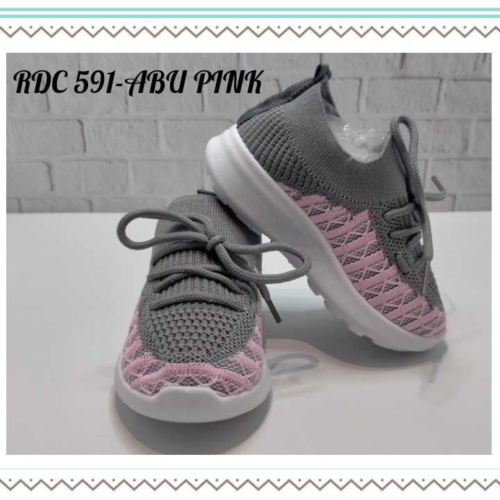 BAYAR DITEMPAT (COD)-SEPATU IMPORT ANAK BABY RAJUT ELASTIS MODEL KAOS KAKI RDC 591 22-27