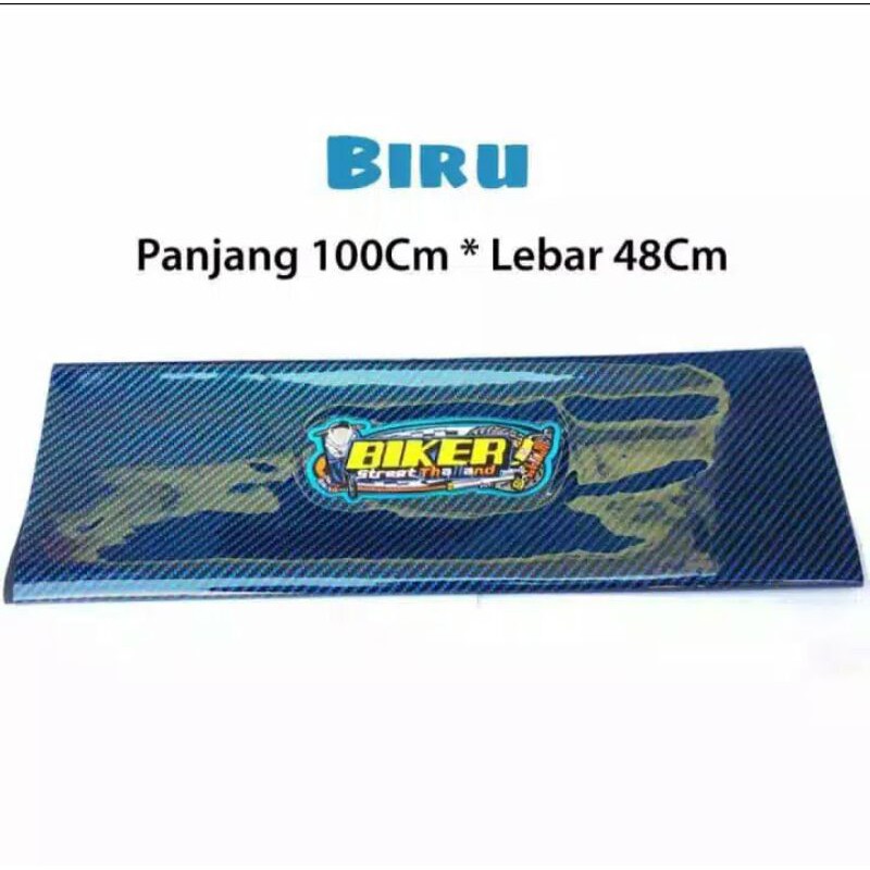 Sarung Kulit jok Carbon Biker Ori Thailand /Cover jok motor