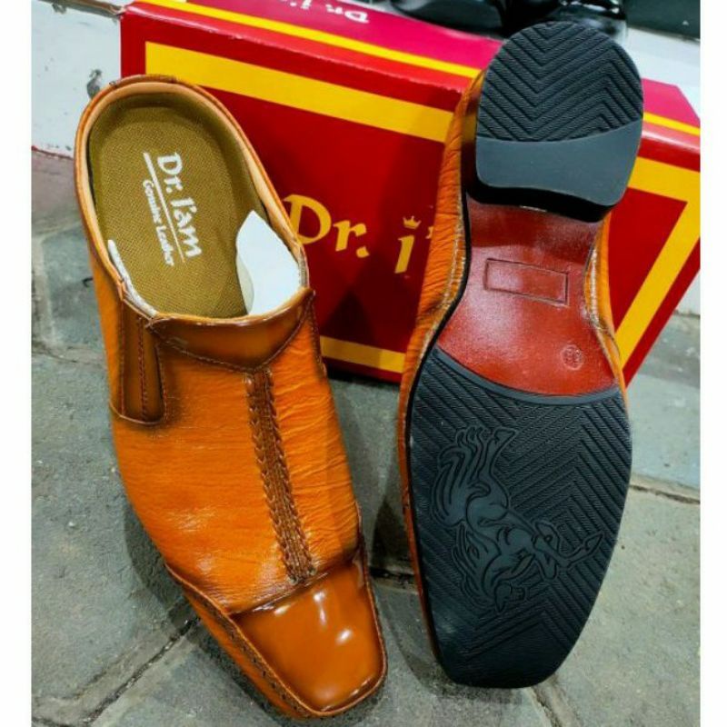 SEPATU BUSTONG PRIA KULIT ASLI #SEPATU SANDAL #SEPATU FORMAL