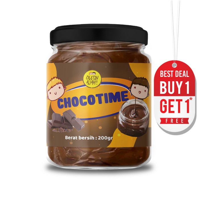 

Buy 1 Get 1 - Selai Chocotime 200Gr - OlesinAjah - Homemade
