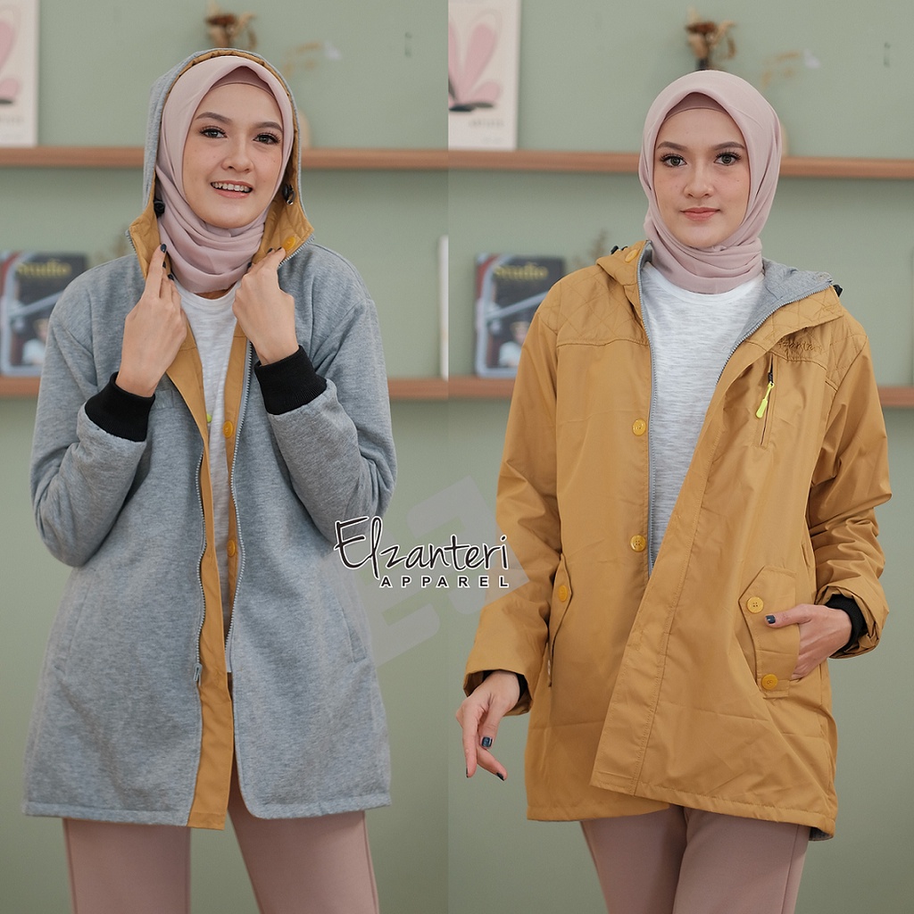 Jaket wanita Bolak Balik Sabrina Terbaru