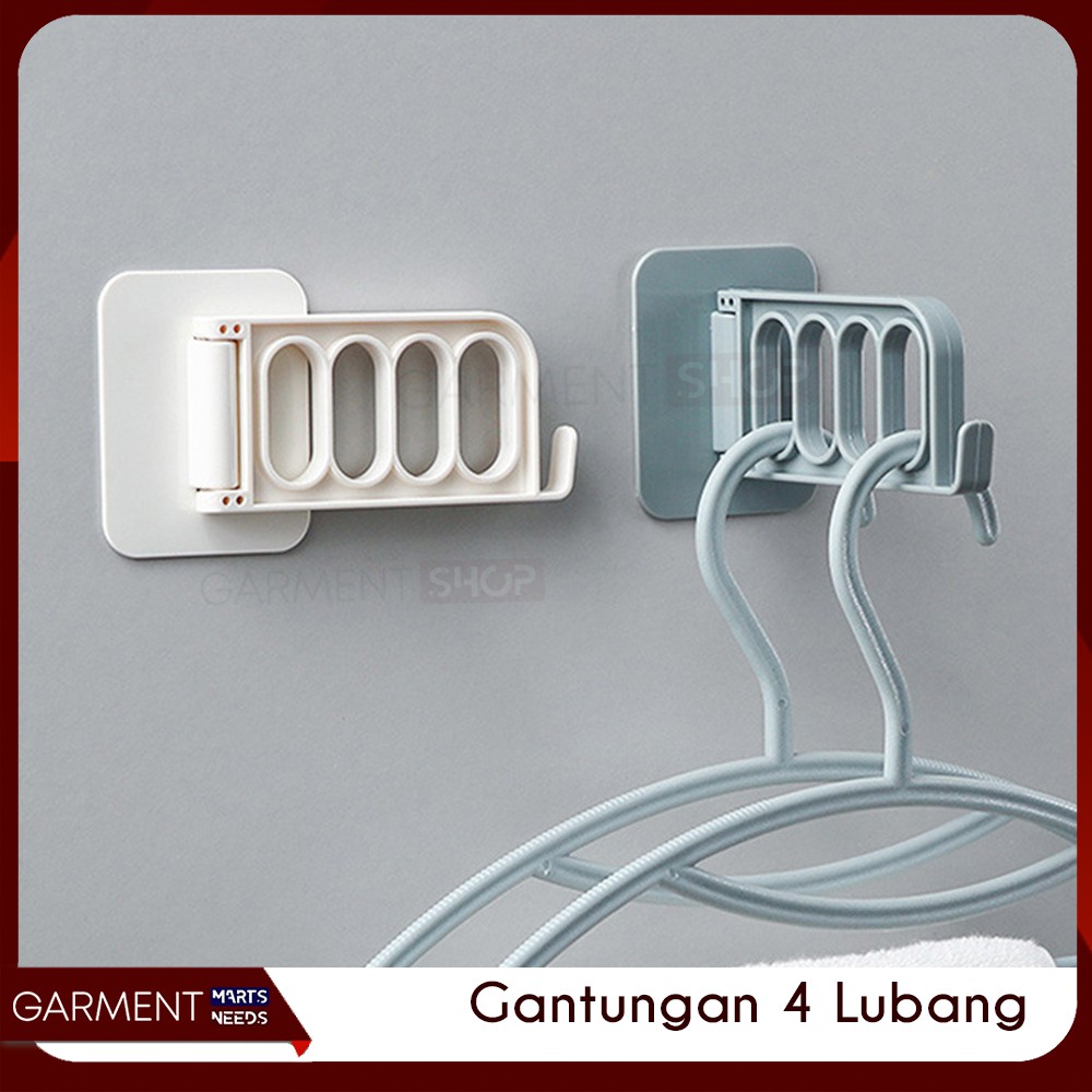 Gantungan Dinding Baju Lipat Magic Hanger Tempel Gantung Tembok Kunci Gantung