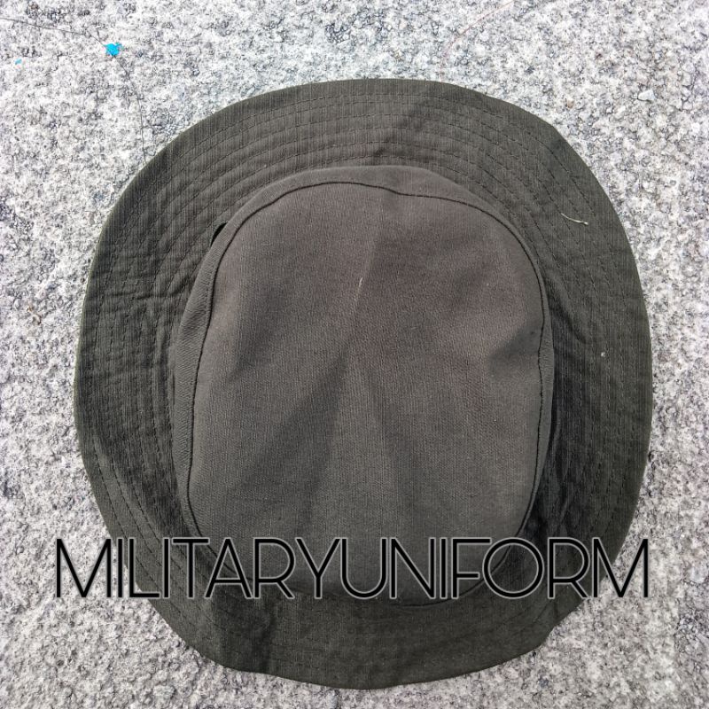 topi rimba polos bahan semi katun