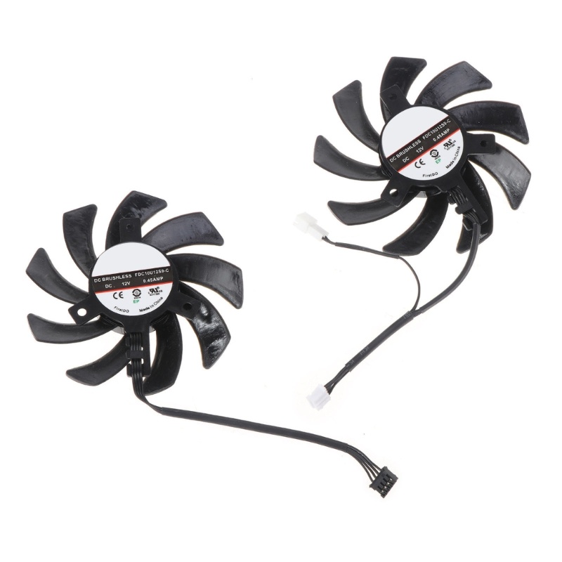 Bt 85mm VGA Graphics Card Cooling Fan 4Pin 0.45A Untuk RTX 3060ti Kartu Grafis GPU