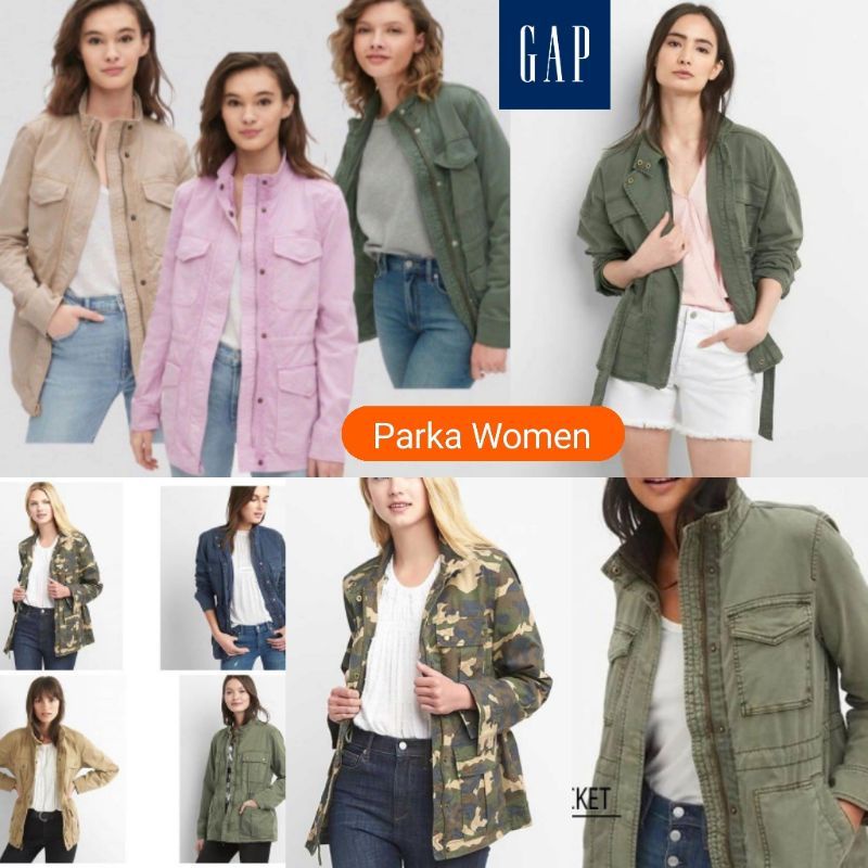 Jaket Wanita Parka Mix Model *GAP Best seller