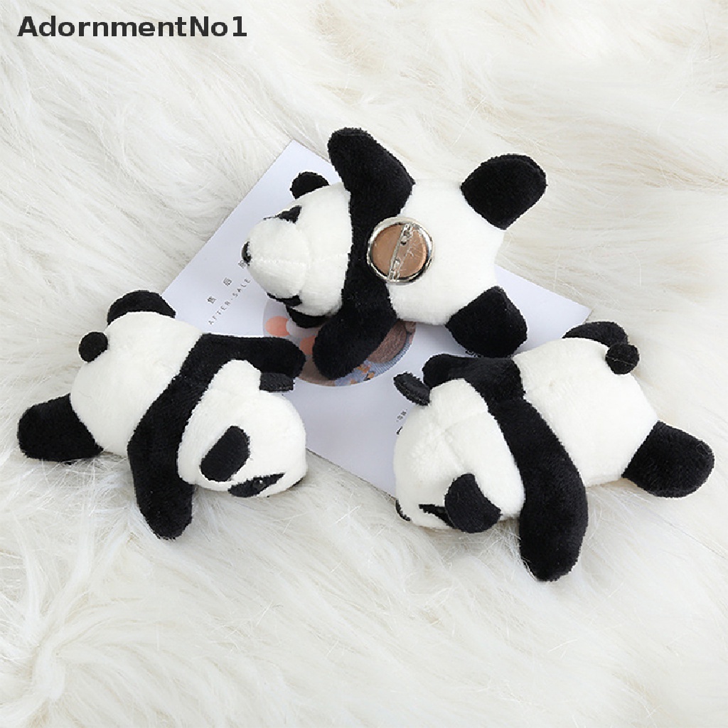 (AdornmentNo1) Pin Bros Boneka Panda Bahan Plush