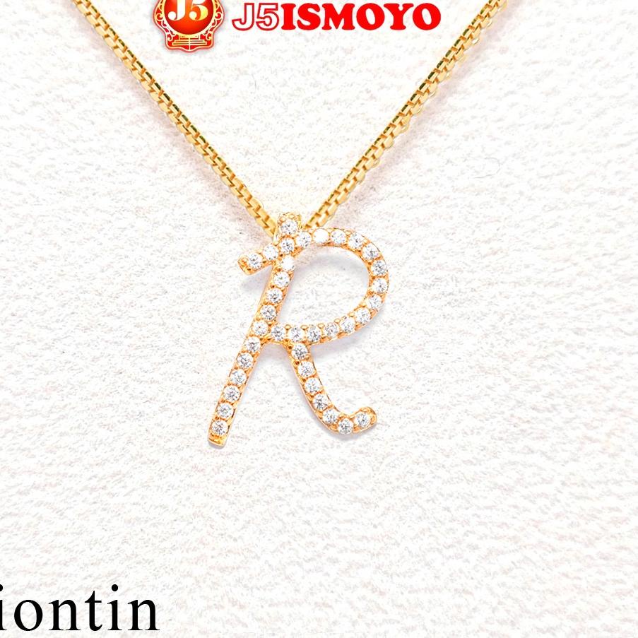 LANGSUNG KIRIM.. Liontin Emas Huruf J5 Ismoyo