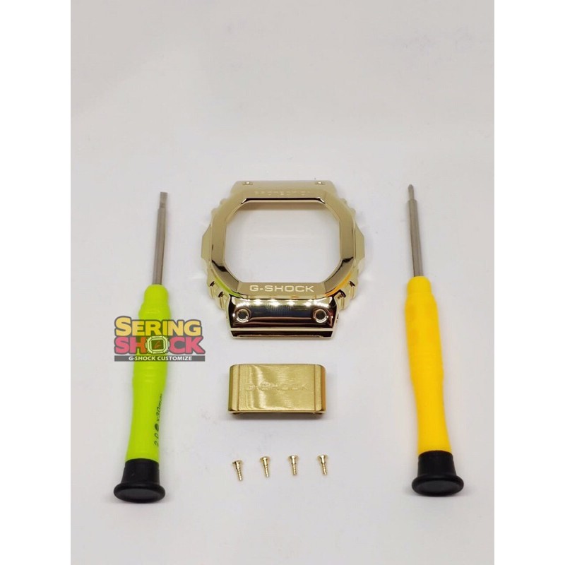 BESEL METAL Gshock DW5600 GOLD SERIES Casio G-shock