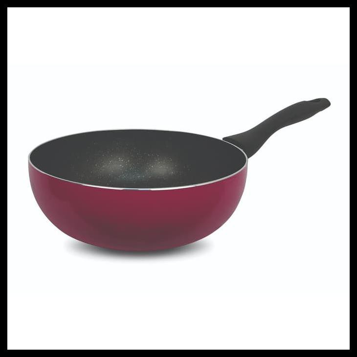Kirin Teflon Wajan Lado-Lado Series Deep Wok 18 Cm
