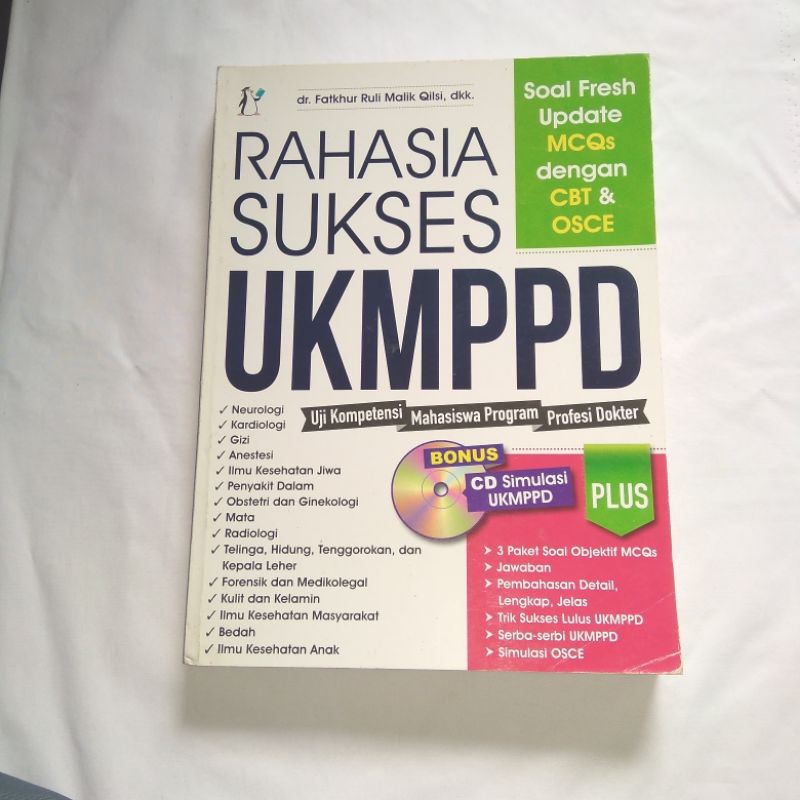 Buku Rahasia Ukmppd Mahasiswa Program Profesi Dokter No Cd Shopee Indonesia