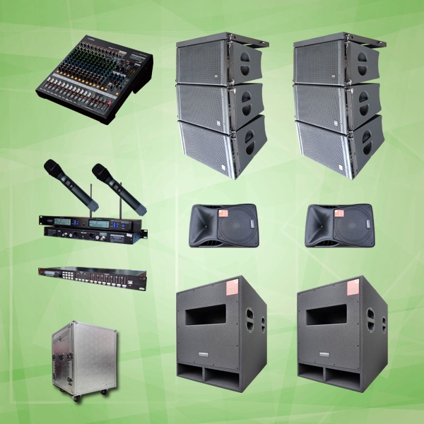 PAKET PRO AUDIO SOUND SYSTEM LINE ARRAY LA8 AUDERPRO YAMAHA AUDERPRO