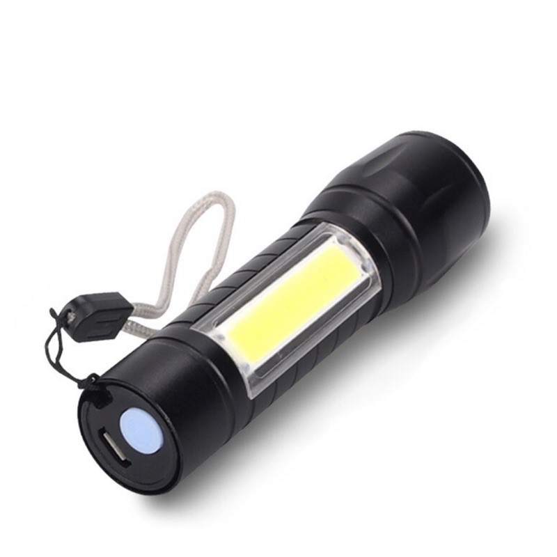 Senter cas mini portable senter LED COB emergency