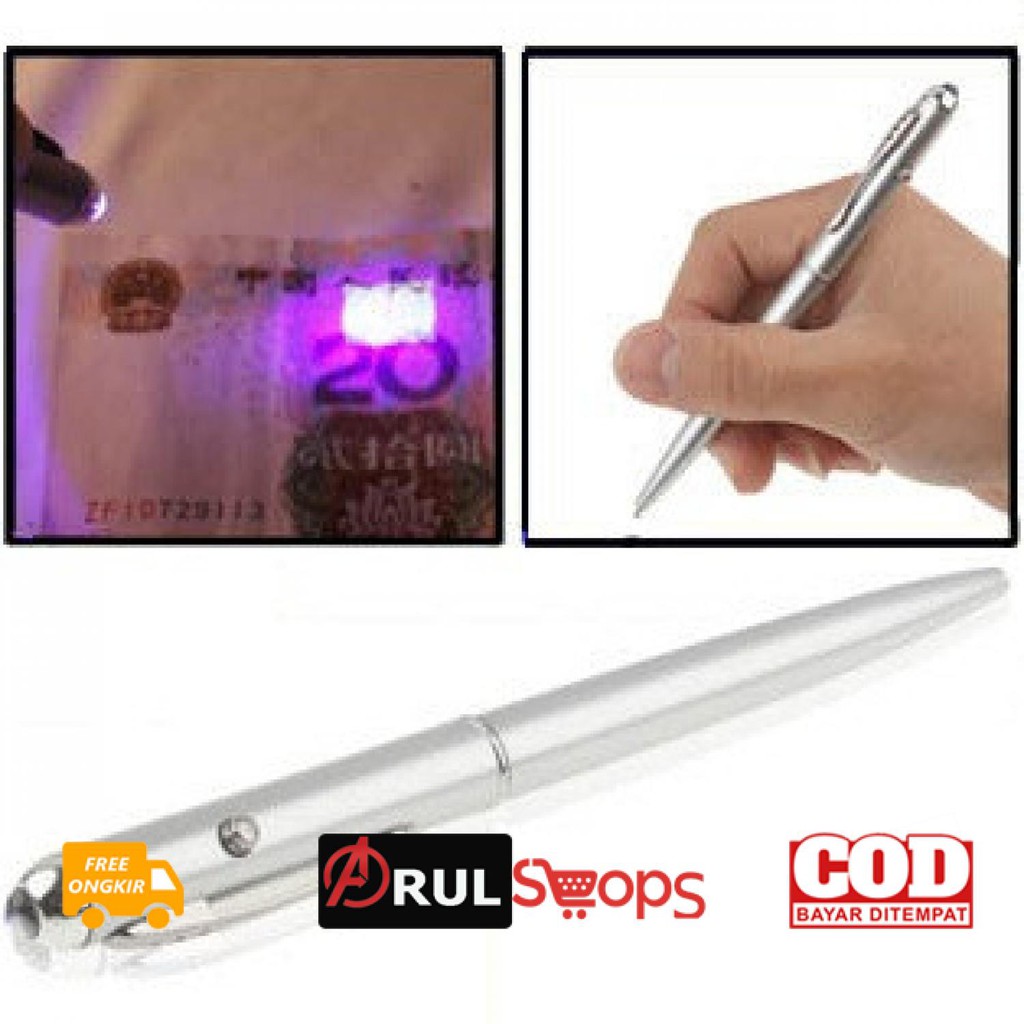 

PENA TINTA INVISIBLE DENGAN UV LIGHT - HY-0812 ARUL SHOPS