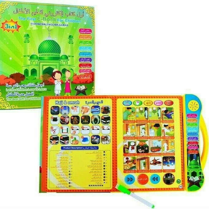 Ebook Muslim Edukasi Anak 3 Bahasa Inggris Arab Indonesia-3