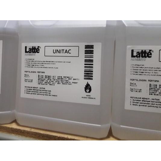 

✼ thinner pengencer lem styrofoam UNITAC 1 liter ←