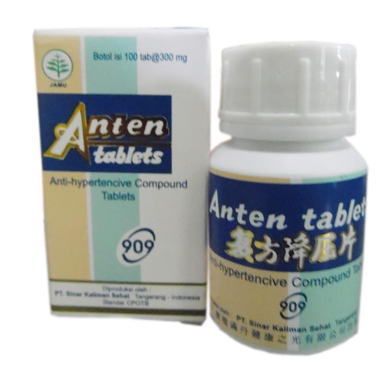 Obat Darah Tinggi Herbal China Tradisional Anten Tablets Shopee Indonesia