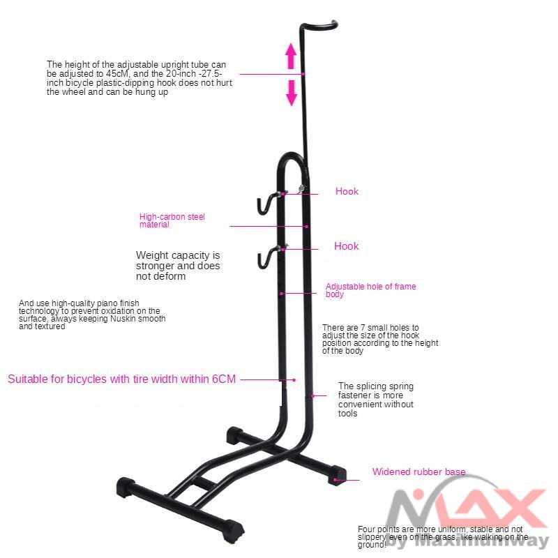 Stand Parkir Sepeda Bicycle Floor Standing Bike Display rak pajangan sepeda mahal