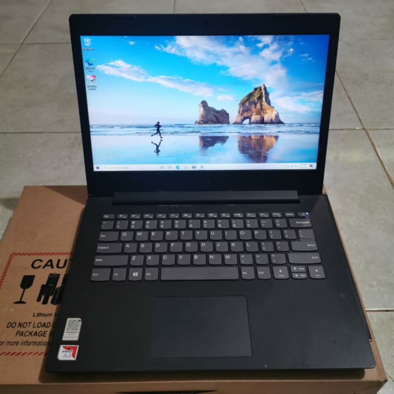 Laptop Lenovo V145 Amd A4-9125 Gen 7 Amd Radeon R3 Ram 4GB HDD 500GB Windows 10 Siap Gaming