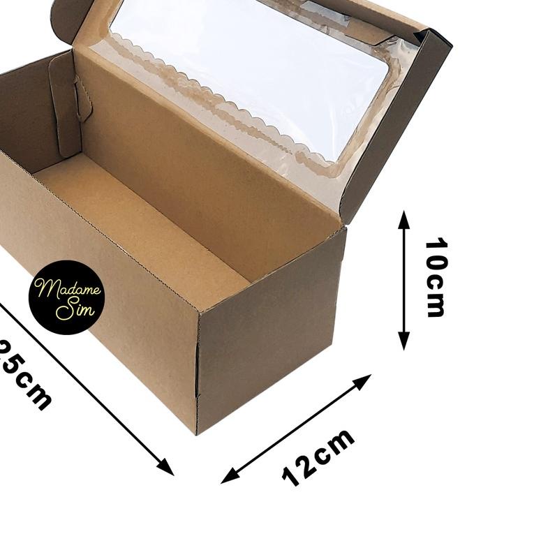 

KOTAK KUE - CAKE BOX - DUS BOLU 25 x 12 x 10 CM - MS-08 (ISI : 10 PCS)