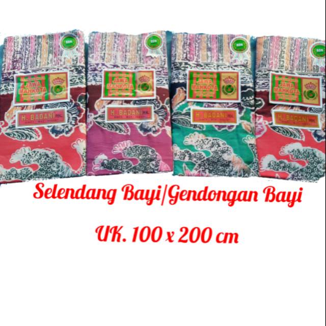 Kain Batik/ Kain Gendongan Bayi/Selendang Bayi