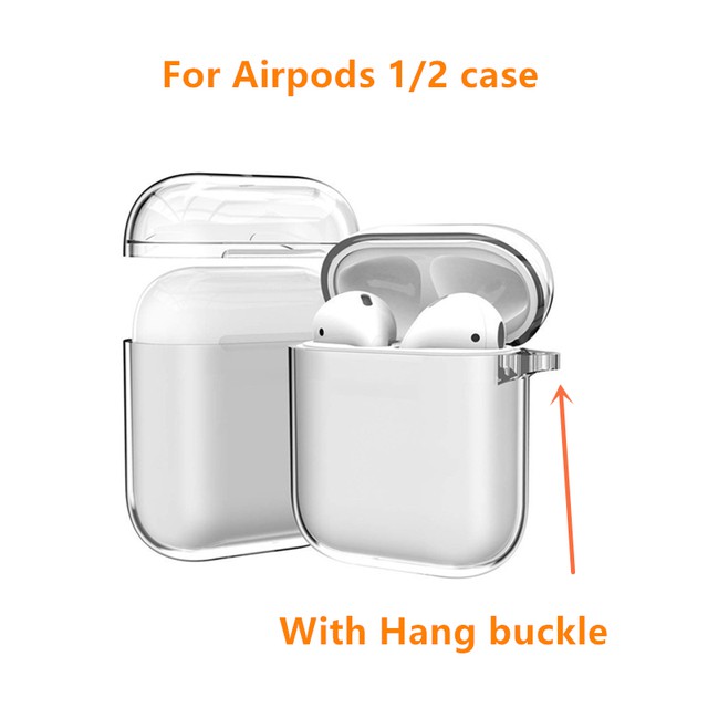 compatible for APPLE Airpods 1 2 Airpods Pro Soft Case Transparant Transparent Bening Casing Airpods 3 Airpods Pro inpods 11 12-Airpods 1/2