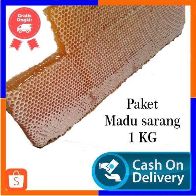 GROSIR Paket Hemat Kemasan 1 KG Madu sarang sarang madu melifera honeycomb madu liar madu asli madu