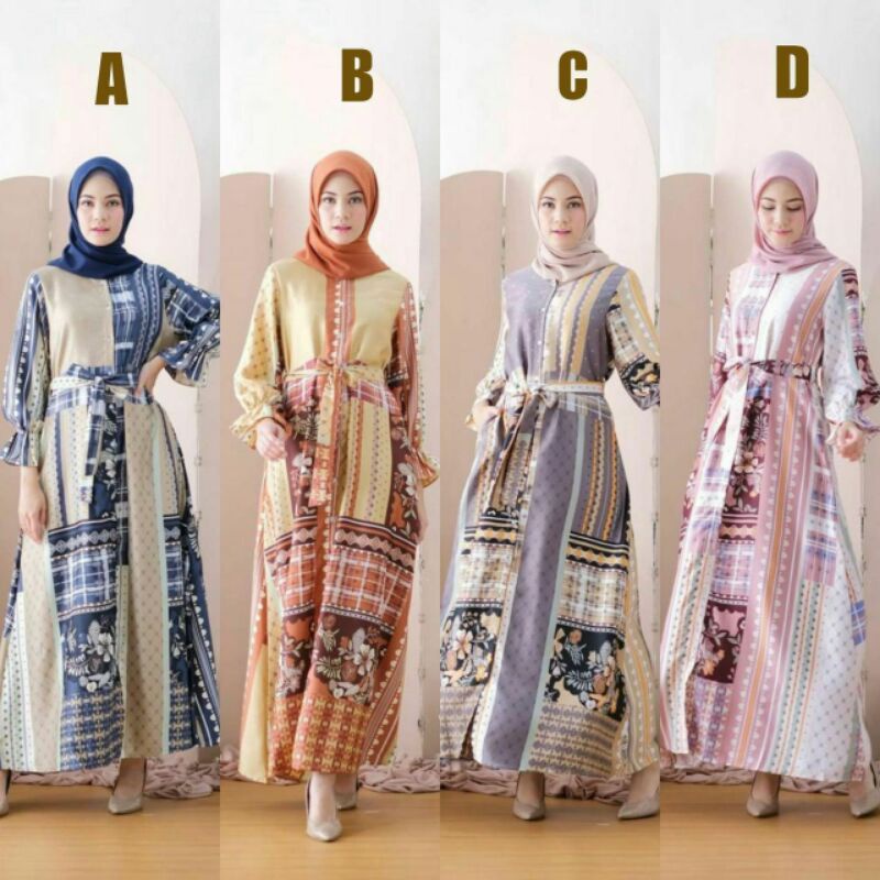 gamis laudya dior silk dress muslimah busui gamis maxmara lux