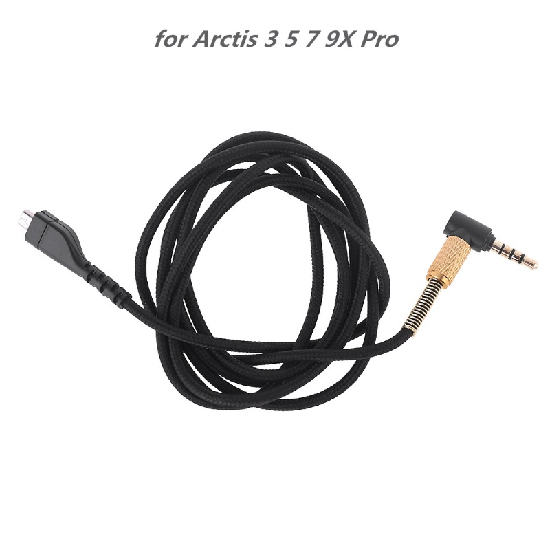 btsg Replacement Stereo Audio- Cable Extension Cord for Arctis 3 5 7 9X Pro Wireless Gaming Headset 2m