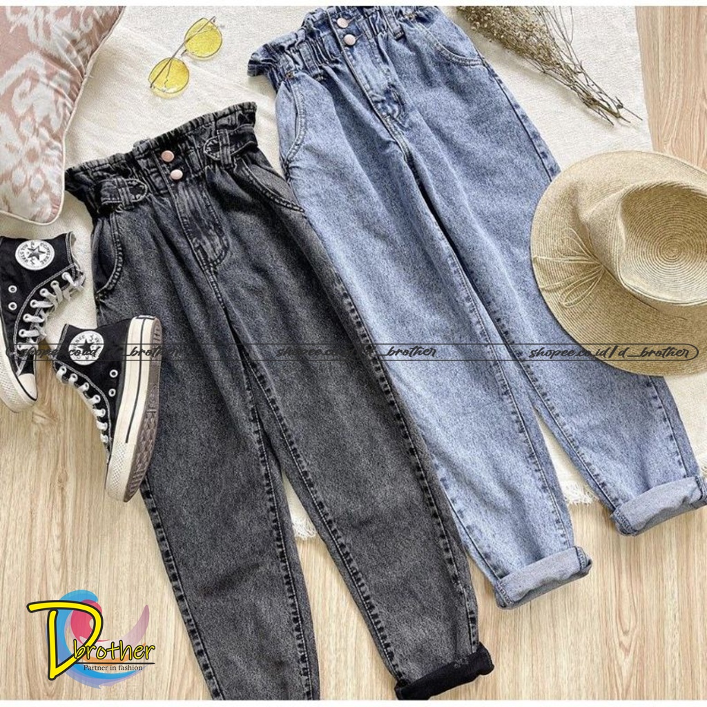 DRAKO HIGHWAIST JEANS WANITA | SKODER JEANS | Celana Jeans Panjang Wanita SKODER | 1KG MUAT 4PCS