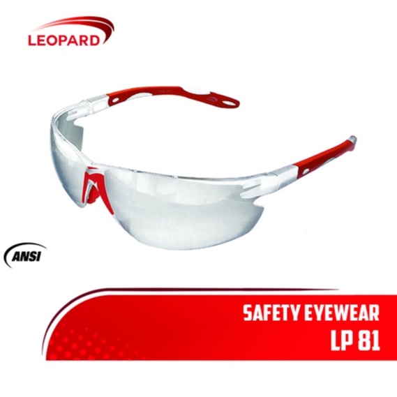 Safety Eyewear Clear “LEOPARD” LP 81 / KACAMATA SAFETY LEOPARD