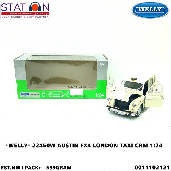 WELLY 22450W AUSTIN FX4 LONDON TAXI CREAM 1-24