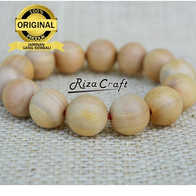 Oke Price.. Gelang Kayu Cendana Kupang NTT Asli Super 16 mm Wangi Harum. Bersertifikat