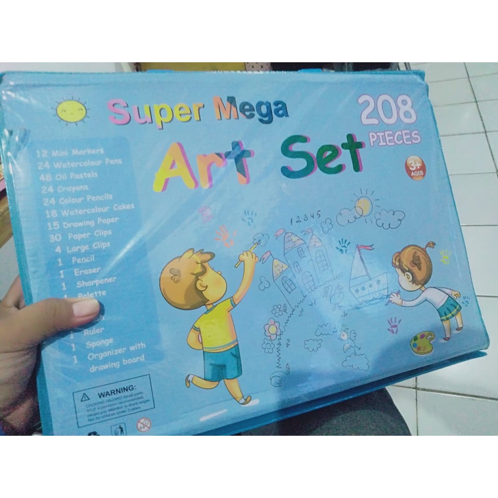 

PAKET CRAYON PENSIL WARNA 208 PICIS