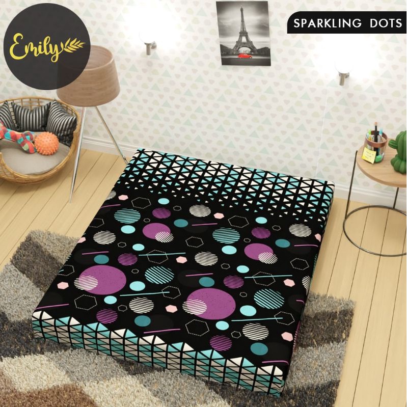 Sarung Kasur Busa Resleting Tebal 15cm  Sprei Resleting Sarung Kasur Inoac, Cover Kasur Inoac