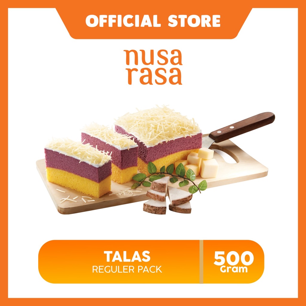 

Bolu Nusa Rasa Talas - Reguler Pack (500 gr)