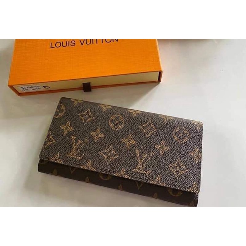 NEW ITEM dompet lv lipat panjang free box / dompet uang / dompet kartu