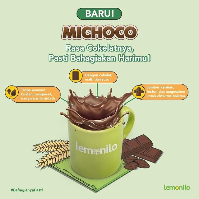 Lemonilo Michoco Minuman Bubuk Chocolate 100 gram