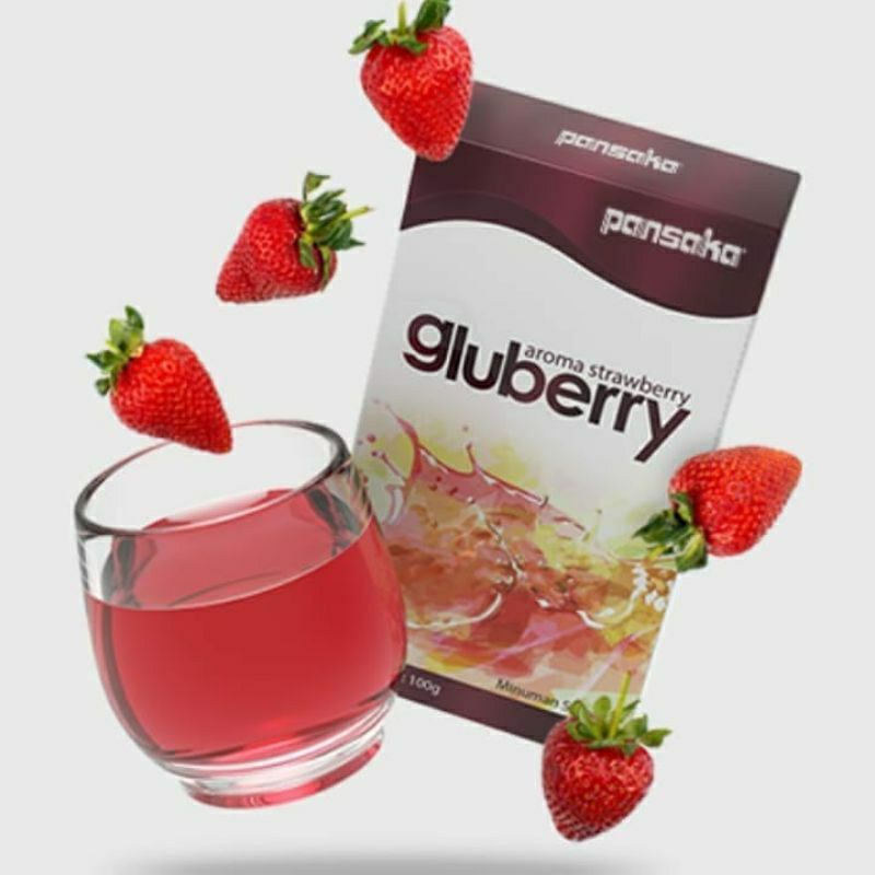 ORI  Collagen Drink Gluberry greenshake pansaka 4jovem suplemen kecantikan dan kesehatan / butiq.ang