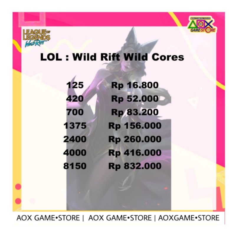 Harga Wildrift Terbaru Oktober 2022 |BigGo Indonesia