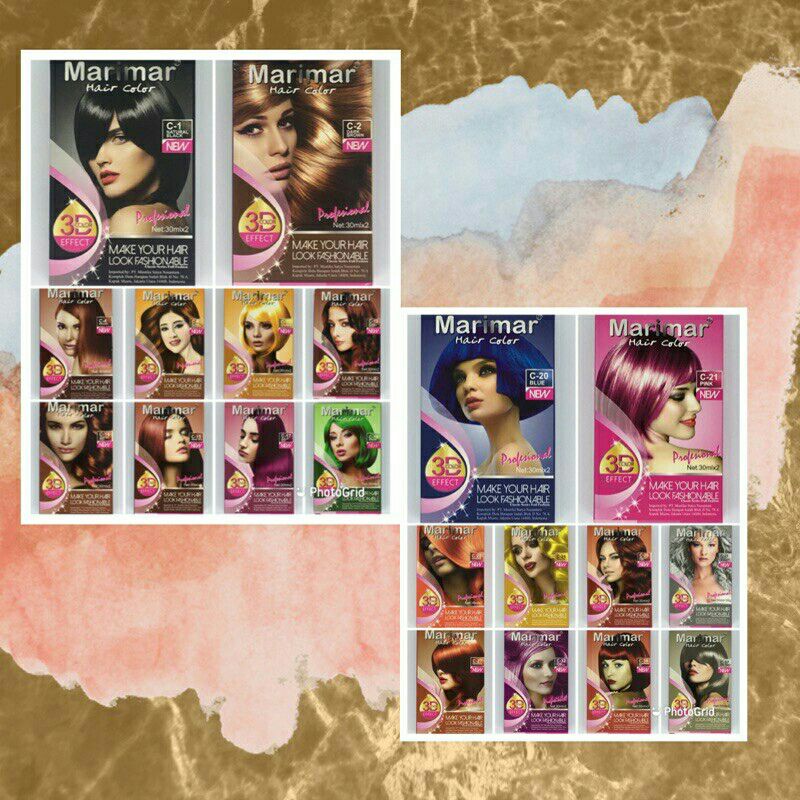 ❤GROSIR❤ MARIMAR HAIR COLOR 3D effect