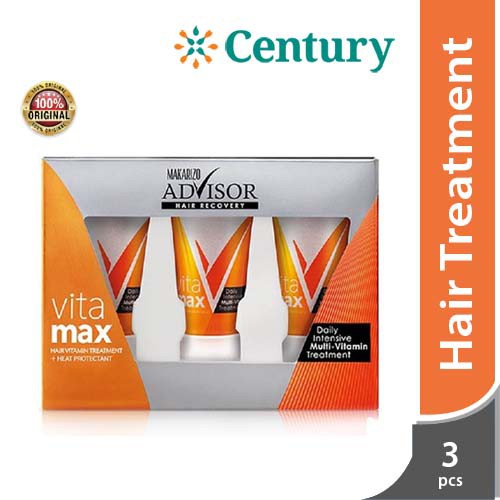 Makarizo Advisor Hair Recovery Vitamax 8ml X3 / Hait Treatment / Vitamin Rambut Spray / Rambut Lepek