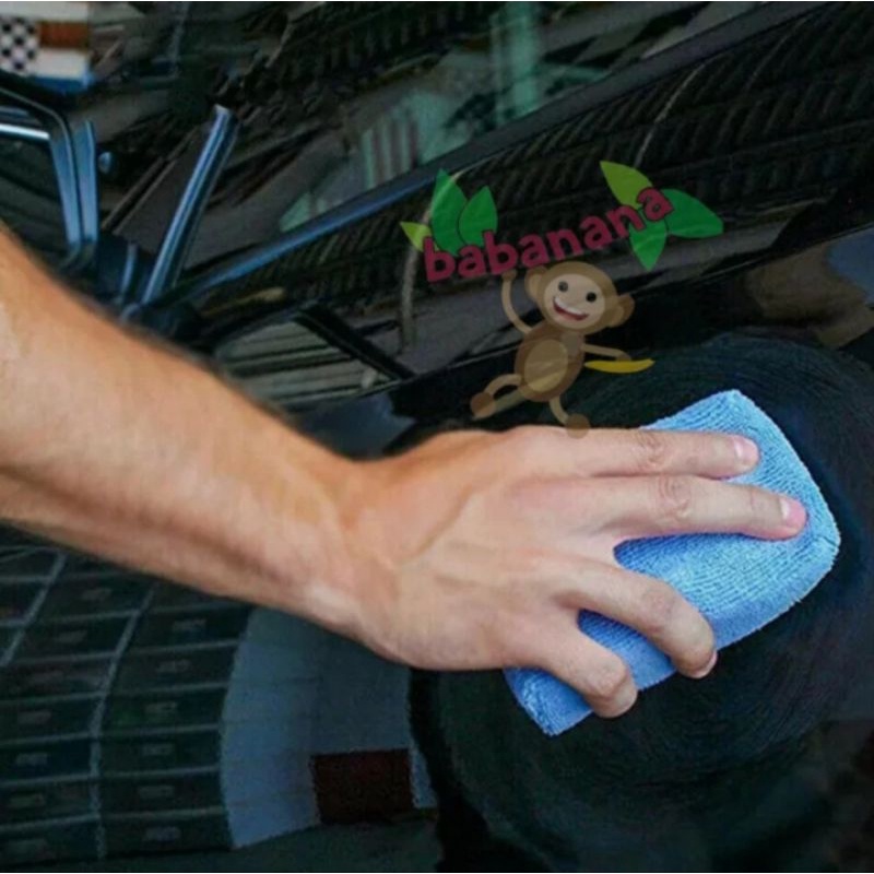 Lap microfiber detailing pengering halus cleaning cloth kain