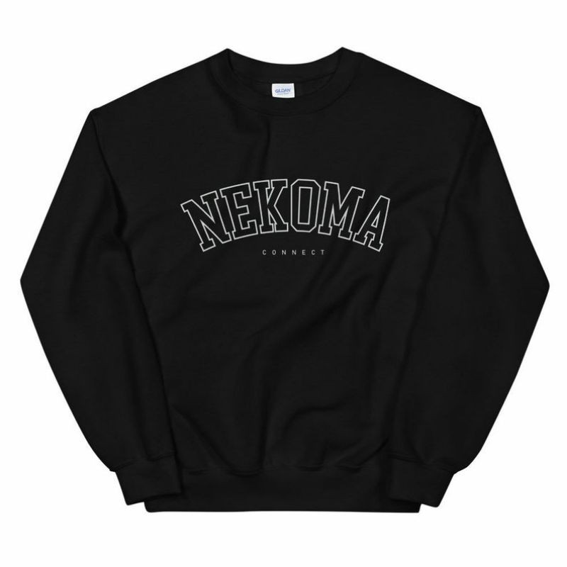 S - XXXXXL(6XL) Sweater Haikyu NEKOMA Connect Crewneck NEKOMA Sweatshirt Anime Sweatshirt BIGSIZE